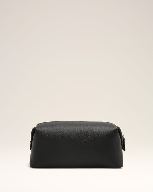 Black Leather Paris Paris Toiletry Pouch