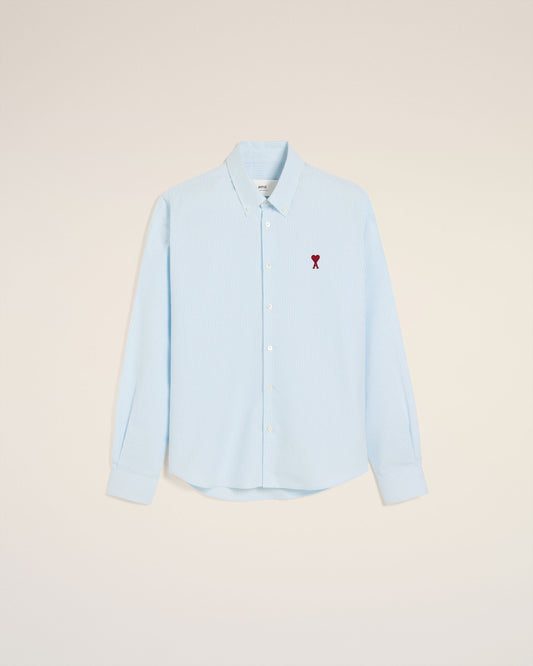Blue Cotton Button Down Ami De Coeur Shirt