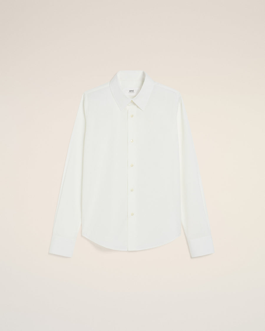 White Cotton Ami de Coeur Classic Shirt