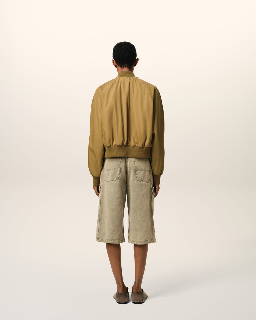 Mustard Twill Bomber