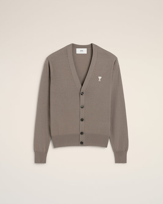 Beige Wool Ami de Coeur Cardigan