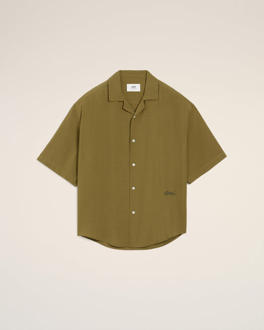 Green Ami Camp Short Sleeved Shirt