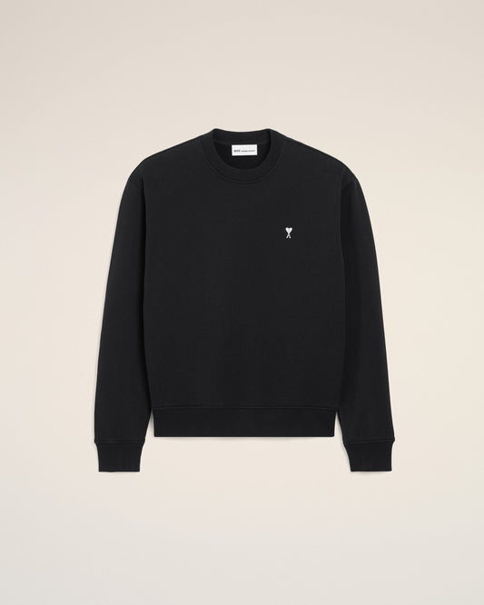 Black Cotton Ami De Coeur Sweatshirt
