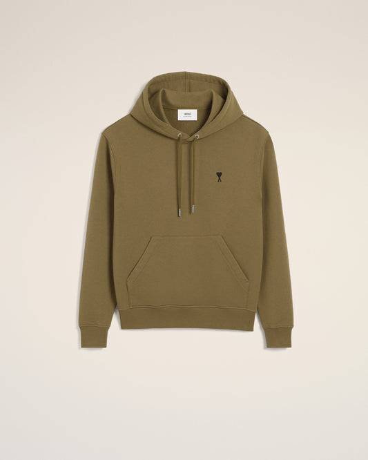 Green Cotton Ami De Coeur Hoodie