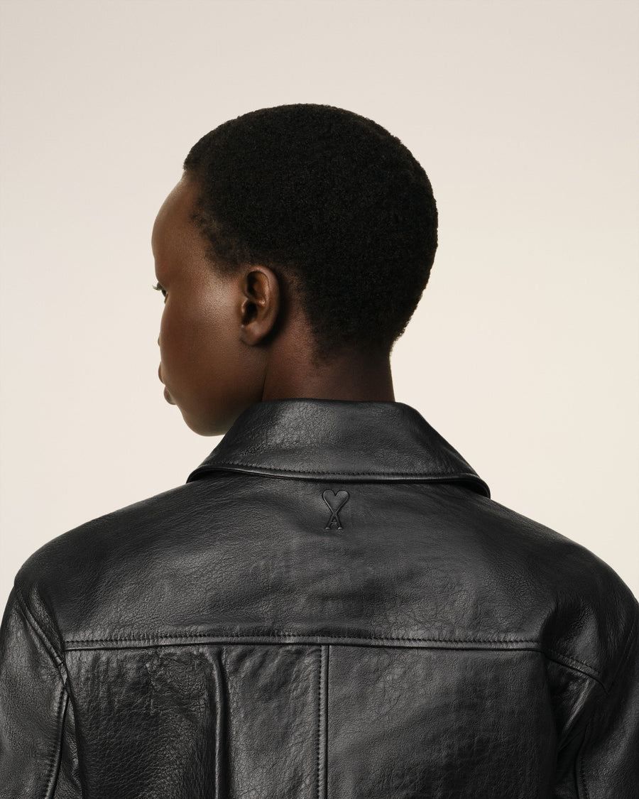 Leather Zipped Jacket
