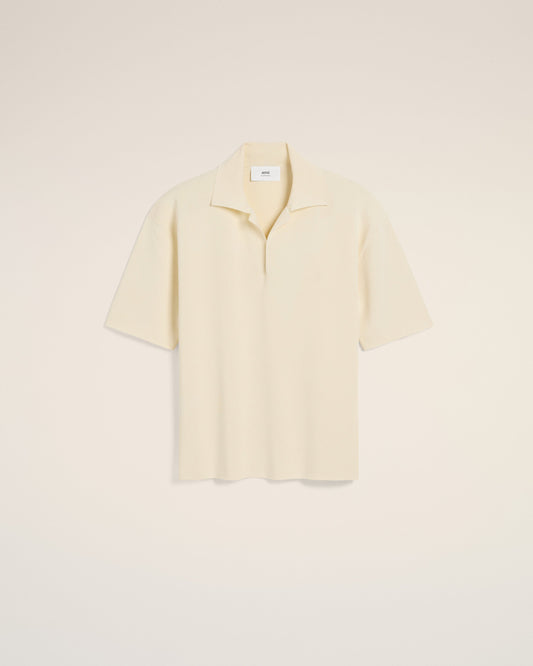 Beige Short Sleeve Polo