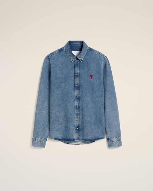Blue Denim Button-Down Ami de Coeur Shirt