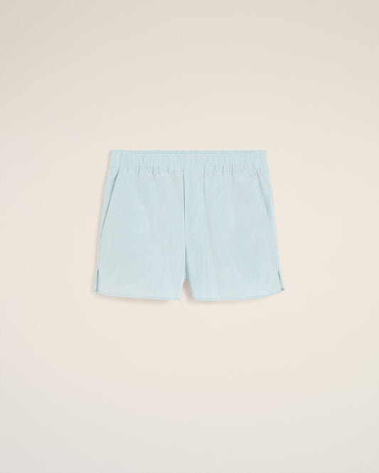 Blue Taffetas Short