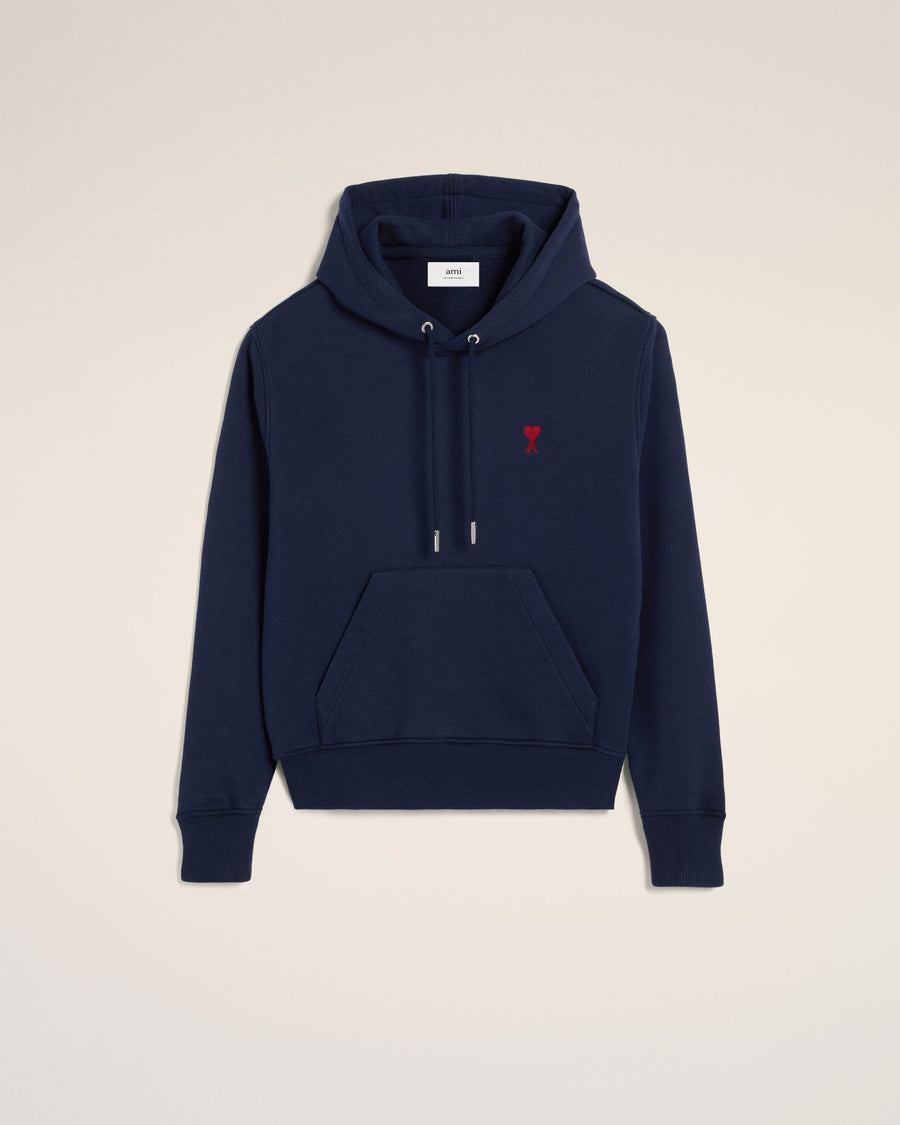 Blue Organic Cotton  Ami De Coeur Hoodie
