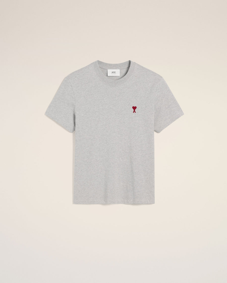 Grey Cotton Ami de Coeur T-Shirt