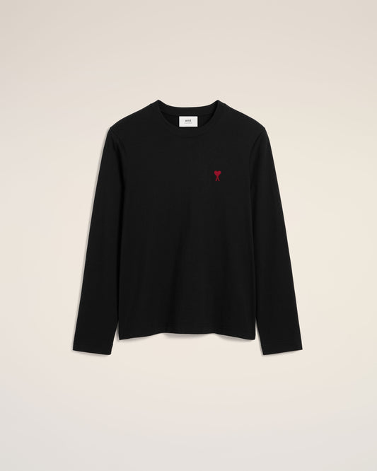 Black Organic Cotton Ami De Coeur T-shirt