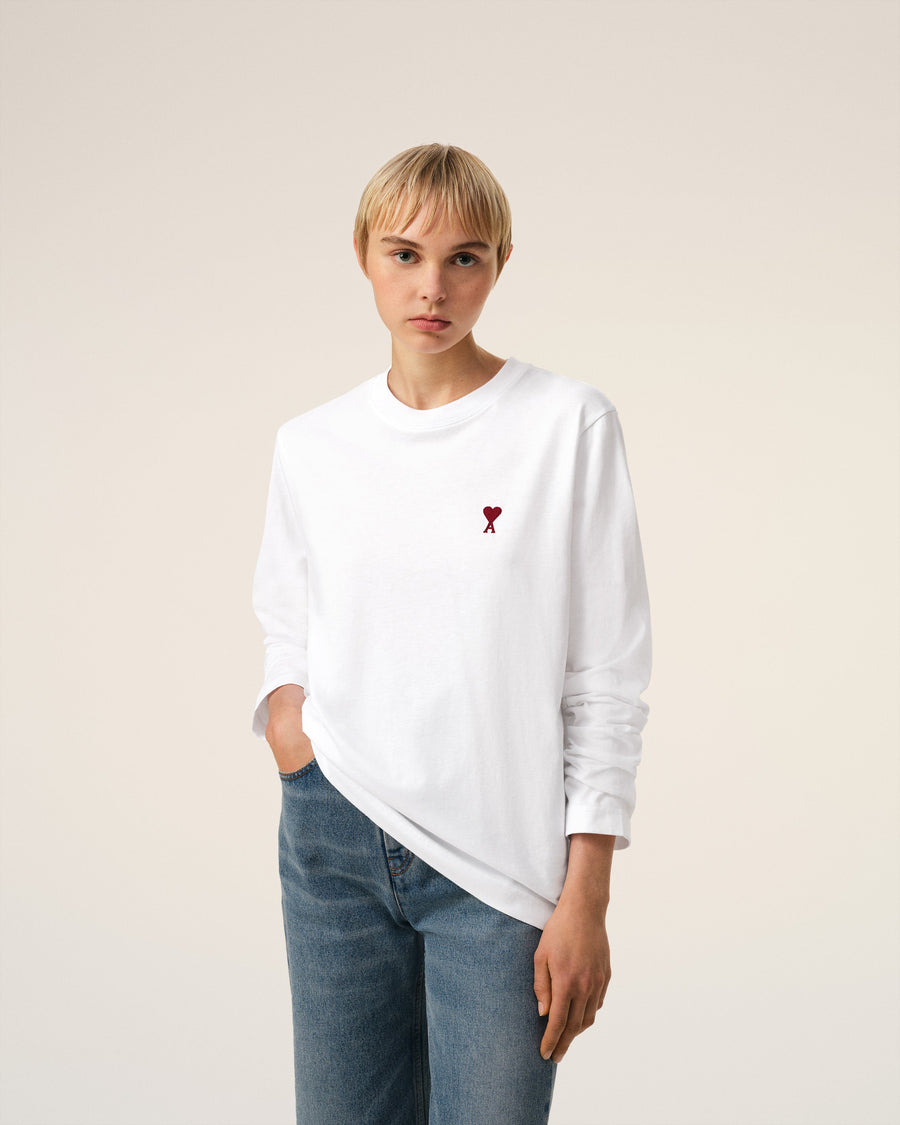 White Organic Cotton  Ami De Coeur T-shirt