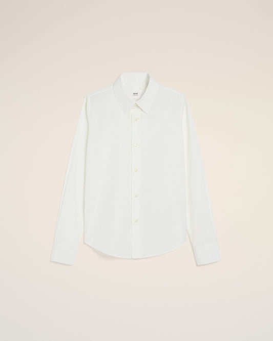White Cotton Ami de Coeur Classic Shirt