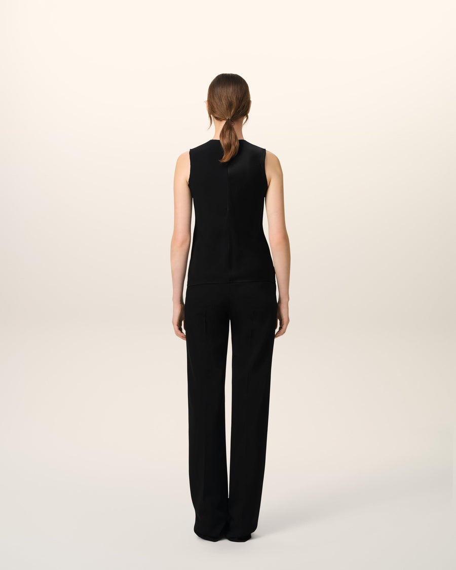 Black Sleeveless Top