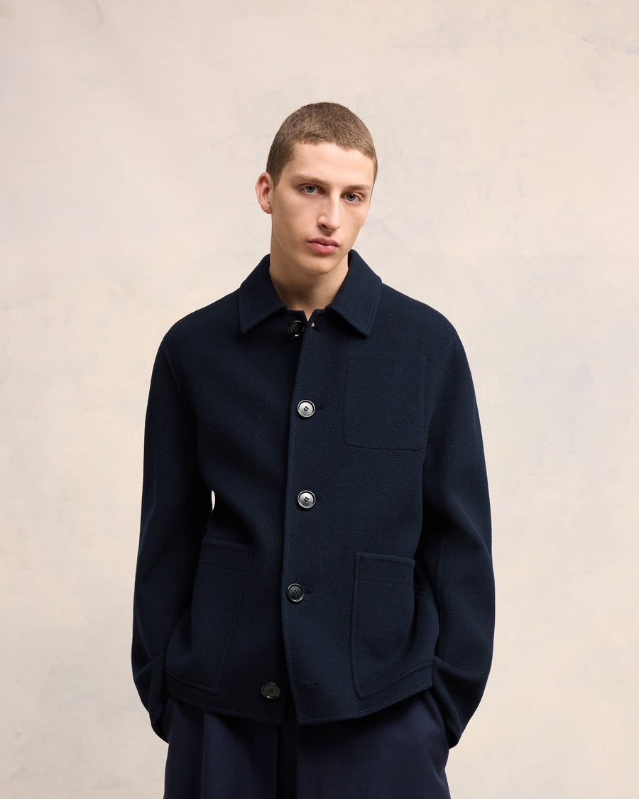 Boxy Buttoned Jacket