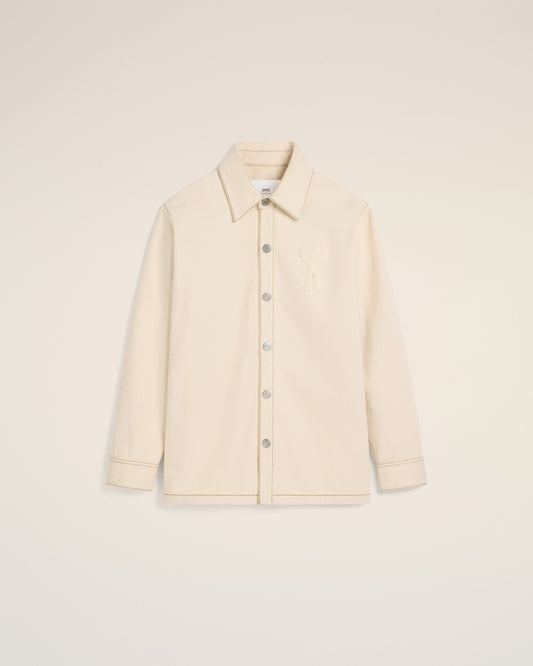 Beige Cotton Ami de Coeur Overshirt