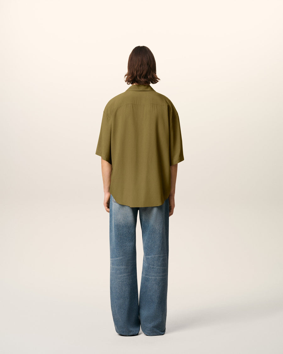 Green Ami Camp Short Sleeved Shirt