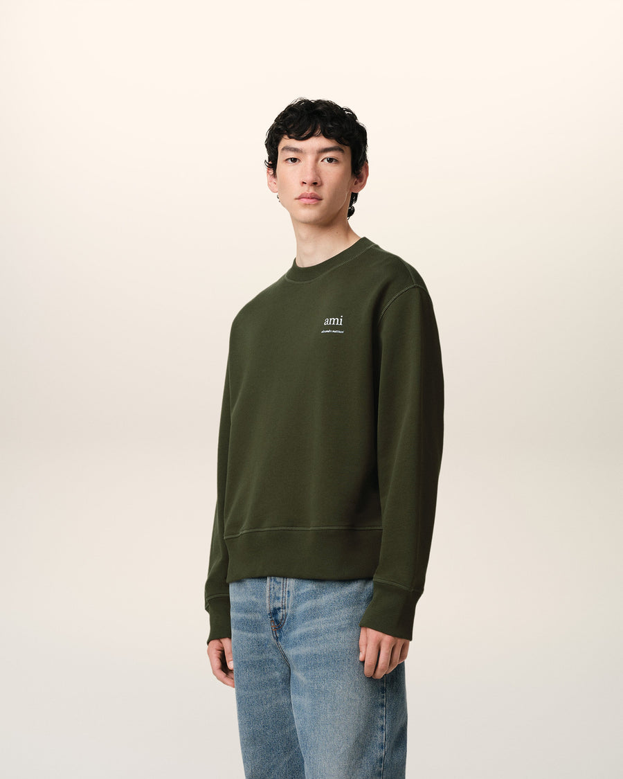 Green Cotton Sweatshirt