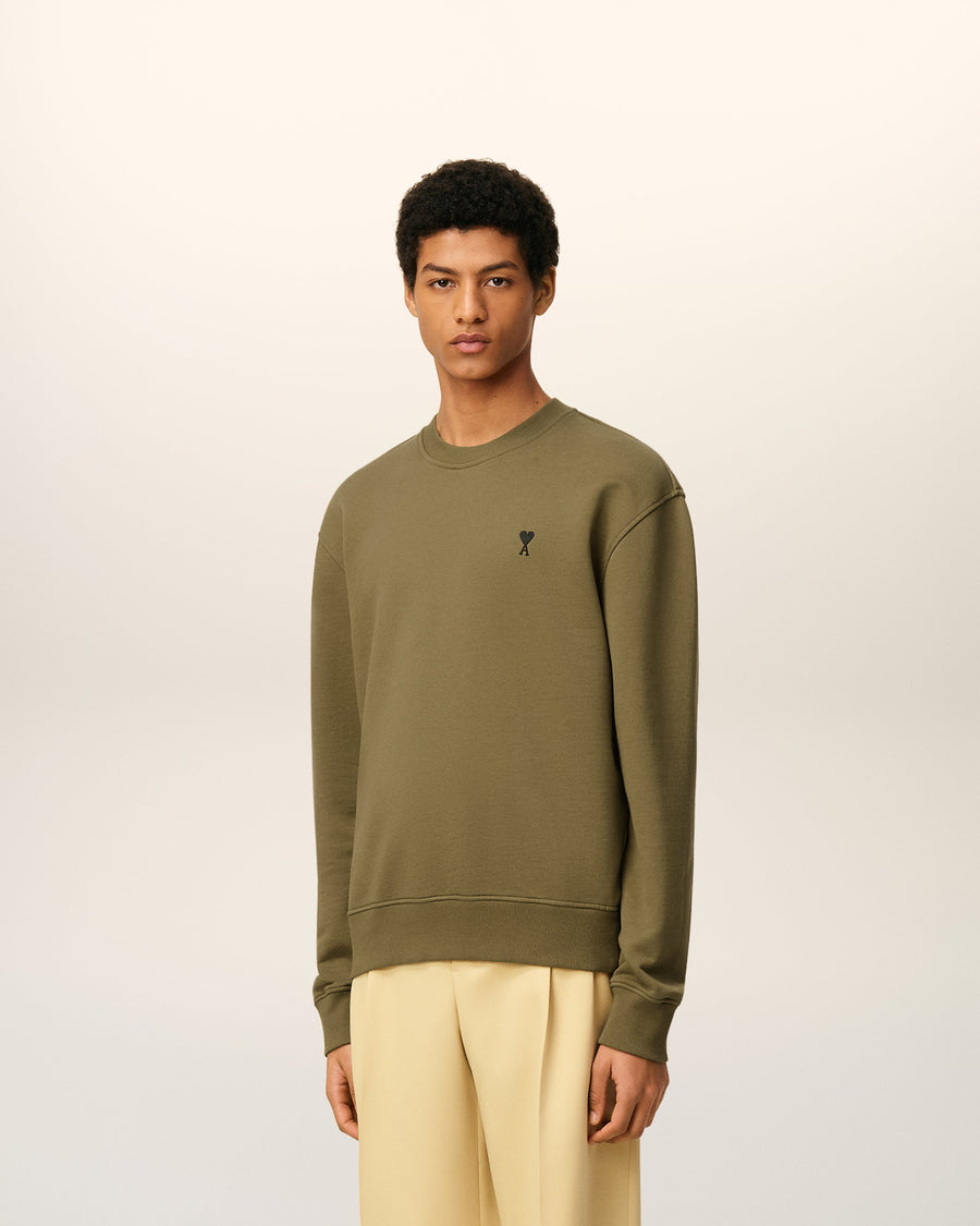 Green Cotton Ami De Coeur Sweatshirt