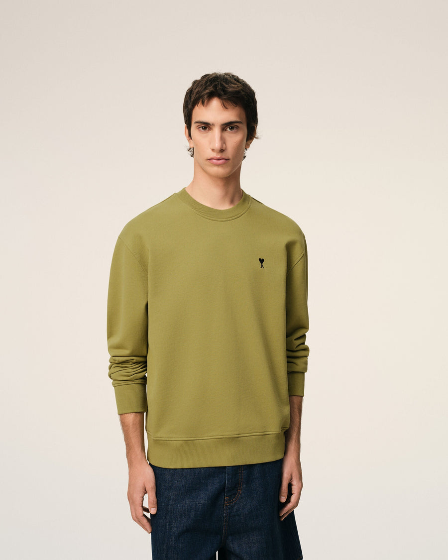 Green Cotton Ami De Coeur Sweatshirt