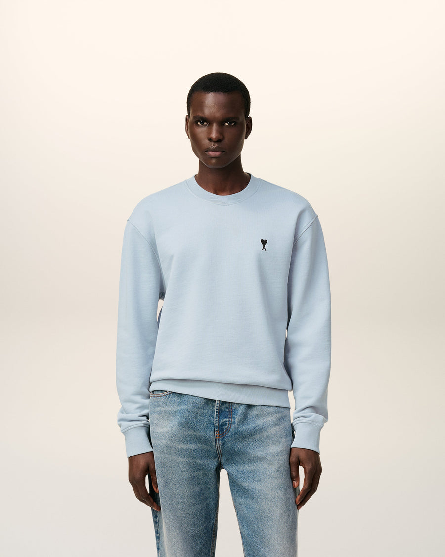 Blue Cotton Ami De Coeur Sweatshirt