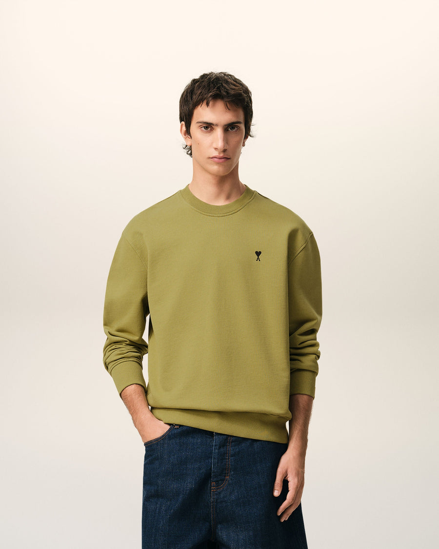 Green Cotton Ami De Coeur Sweatshirt