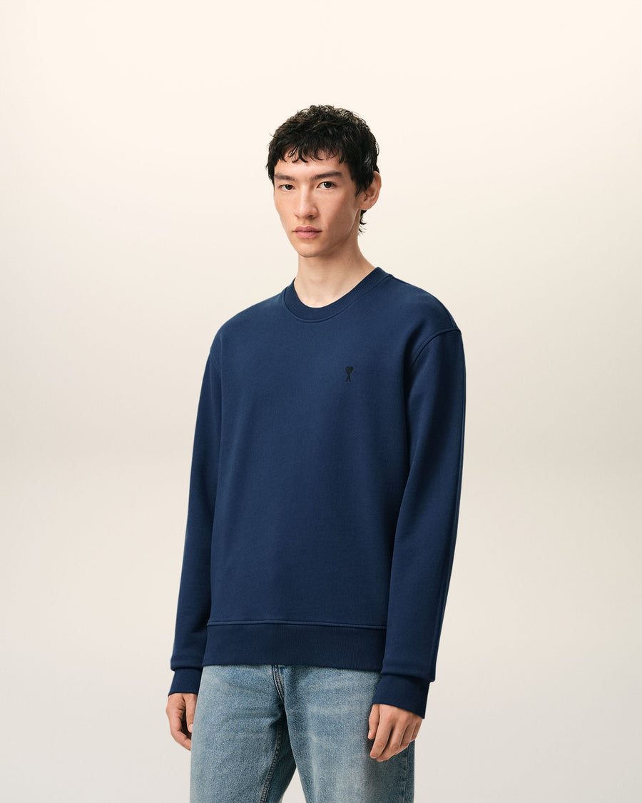 Blue Cotton Ami De Coeur Sweatshirt