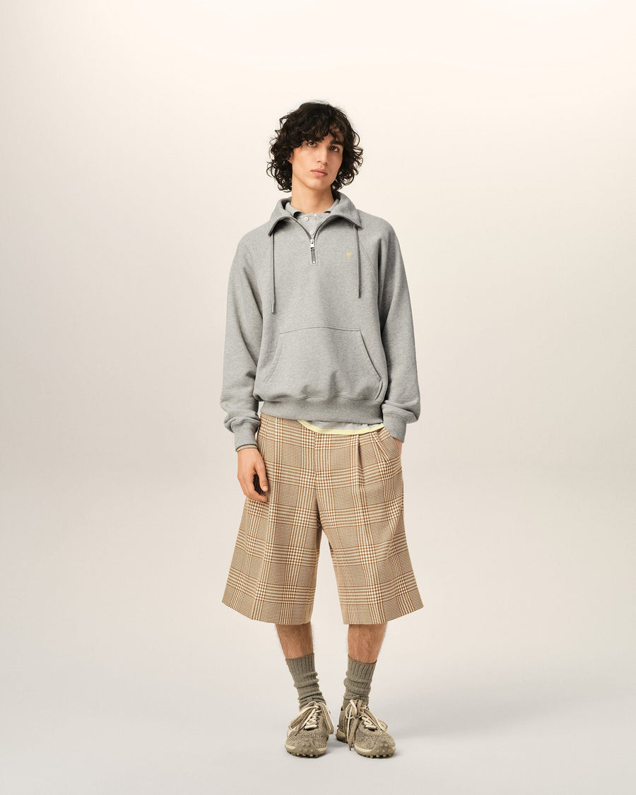 Grey Cotton Ami De Coeur Sweatshirt