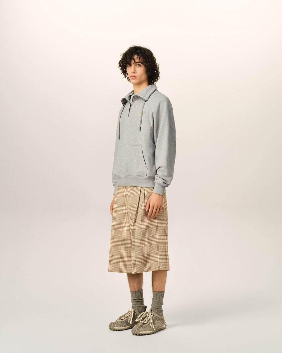 Grey Cotton Ami De Coeur Sweatshirt