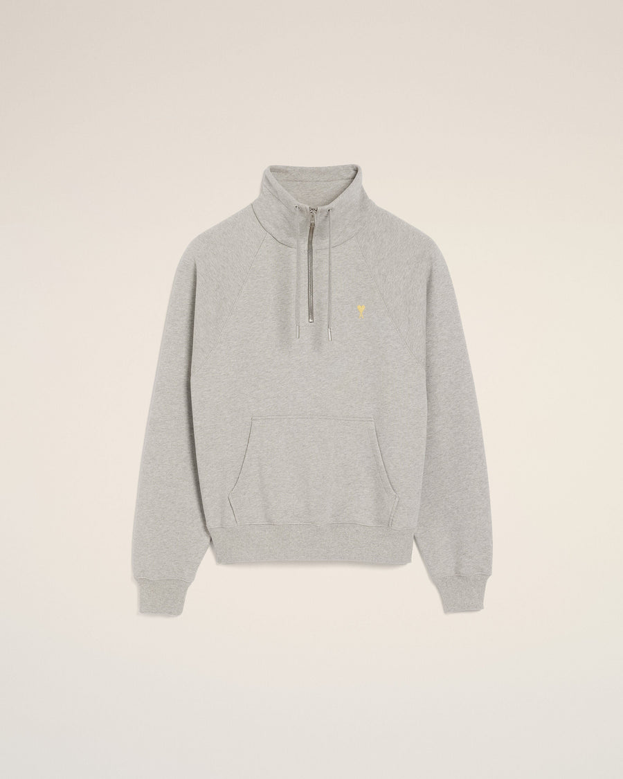 Grey Cotton Ami De Coeur Sweatshirt