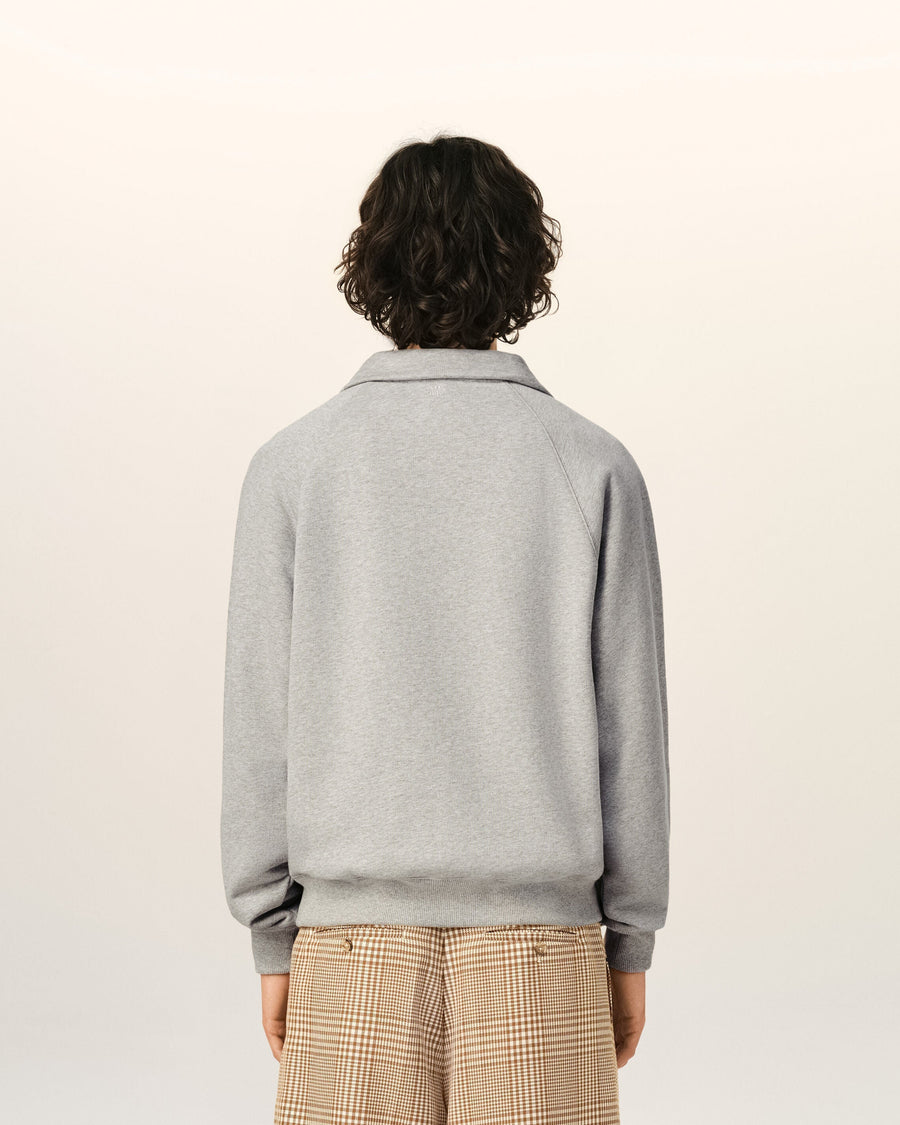 Grey Cotton Ami De Coeur Sweatshirt
