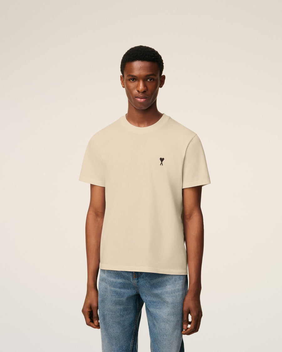 Beige Cotton Ami De Coeur T-shirt
