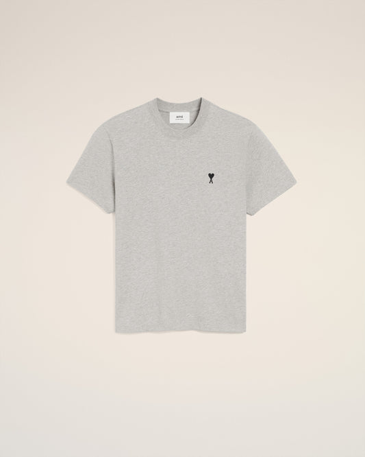 Grey Cotton Ami De Coeur T-shirt