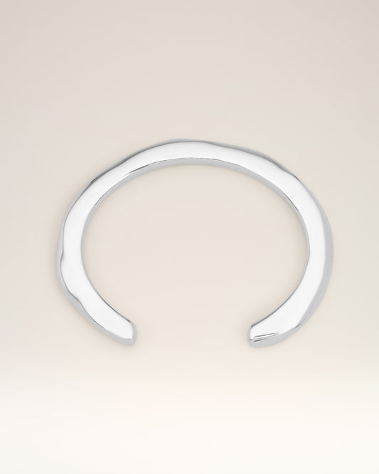 Silver Brass Dune Small Size Cuff