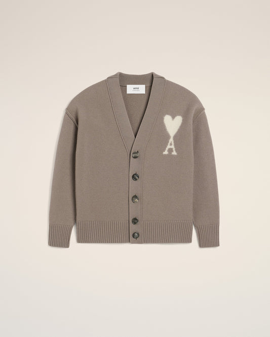 Taupe Wool Ami de Coeur Cardigan