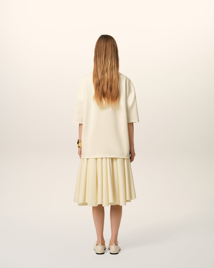 Beige Short Sleeve Polo