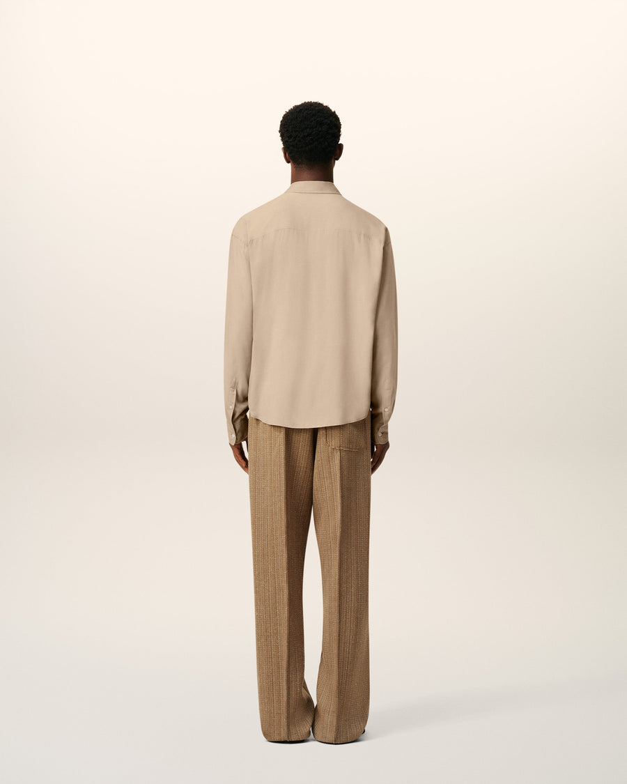 Beige Ami Boxy Shirt