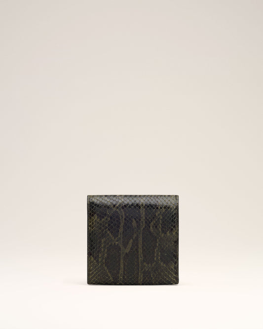 Green Leather Paris Paris Wallet