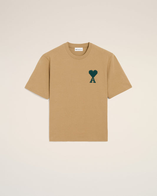 Beige Cotton Ami De Coeur T-shirt